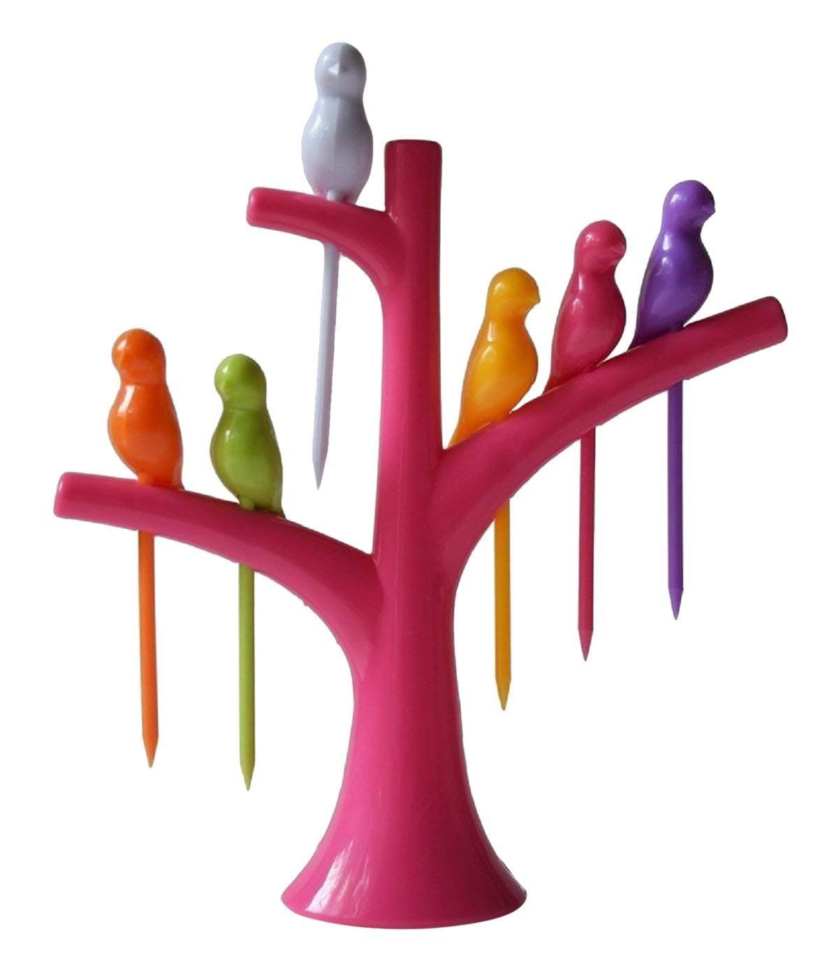BIRDIE PLASTIC FRUIT FORK SET Birdie 